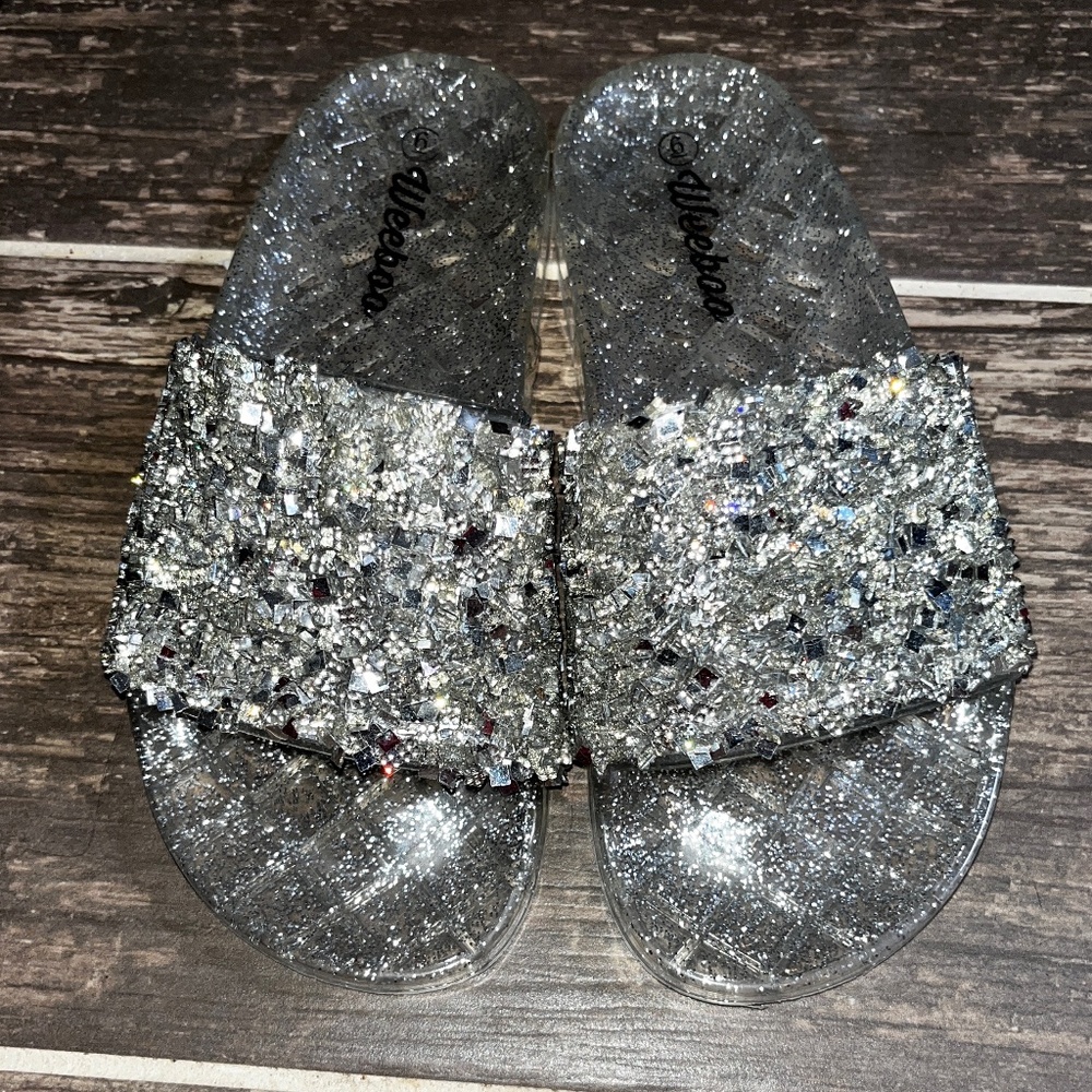 Weeboo slip on glam slippers